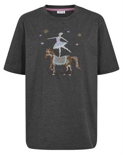 Nümph - NUPrima Oversize T-shirt - Dark Grey Melange